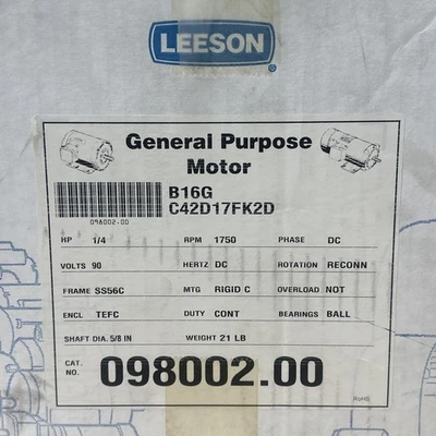 NEW LEESON 098002.00