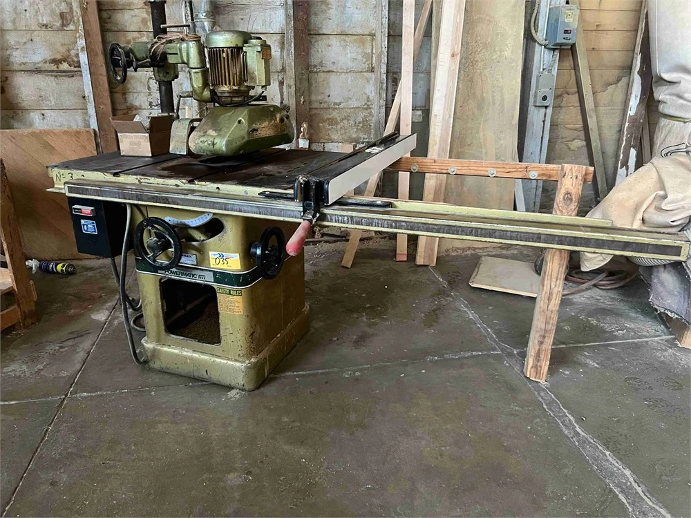 Used POWERMATIC 66 Woodworking Table Saws California US | MachineryMax #1319626