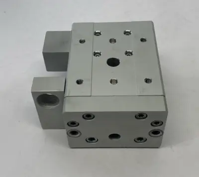 Used IMI Bimba Twin Bore Dbl-Acting Guided Slide Table Cylinder, Pneumatic Pneumatic Cylinders Michigan US | Maverick Industrial Sales #1402176