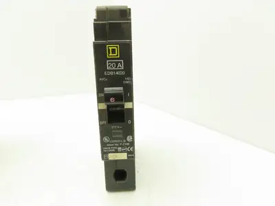 Square D EDB14020 Bolt-On Circuit Breaker 20A 277V 1P 1PH EDB 20 AMP Lot of 8