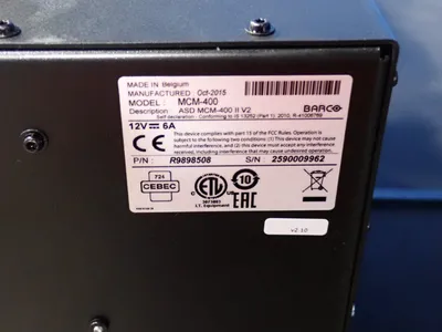 USED 2015 BARCO GALAXY 4K23