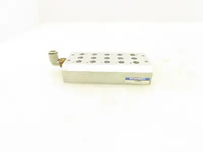 Koganei 180M5F 5-Station Hydraulic Manifold Base 1/4" NPT Port