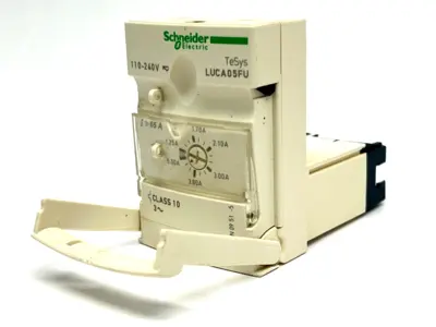 USED SCHNEIDER ELECTRIC TESYS U POWER BASE W/ MOTOR CONTROLLER & CONTACT BLOCK