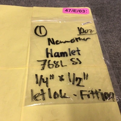 New | in-Stock Ham-Let 768L SS Valves/Fittings California US | Davliegogo LLC #1709817