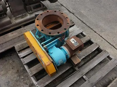 Valve, Rotary, Airlock, 10", C/st, #S739408