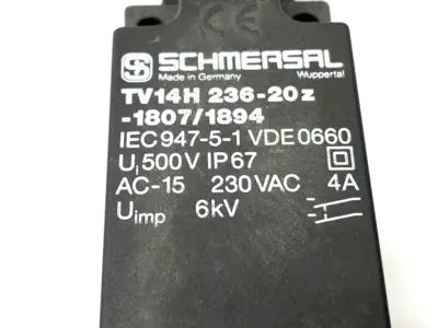 Used Schmersal Limit Switch w/ Roller Lever 230VAC 6kV Relays & Switches Michigan US | Maverick Industrial Sales #1402095