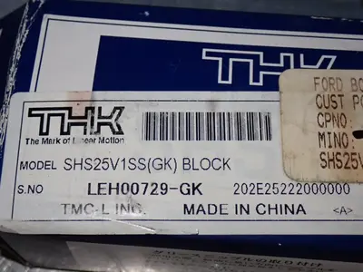NEW THK SHS25V1SS(GK) BLOCK