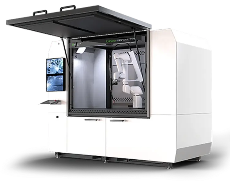 New | Build-to-Order PRODUCTIVE ROBOTICS Blaze Mig Cell Robotic Welding Cells | Harris Machine Tools, Inc. #407190
