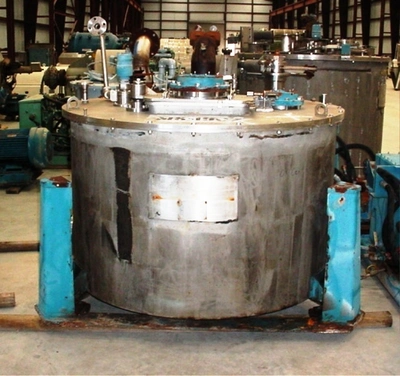 (2) Sanborn 60 x 30 perforate basket centrifuges, 316SS.