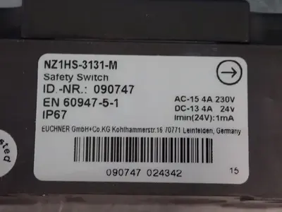 Used EUCHNER NZ1HS3131M Relays & Switches Ohio US | HGR 24 #1070166