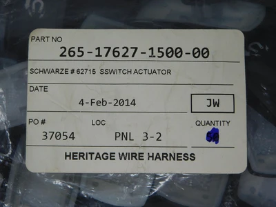 New | in-Stock SCHWARZE _UNKNOWN_ Automotive Parts | OCO Industrial #1629371