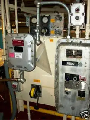 Western States 30 x 18 perforate basket centrifuge, Halar-lined.