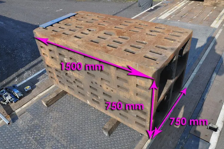 Used CLAMPING BLOC 1500 X 750 X 750 MM Angle Plates BE | Apt International N.V #366278
