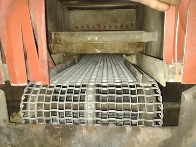 3 STAGE X 12" WIDE FLO-MATIC MODEL #C20-2-1BELT CONVEYOR STAINLESS STEEL HEATED PARTS WASHER: STOCK #17034