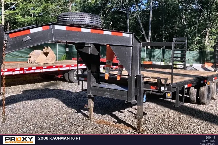 Used 2008 KAUFMAN 16 FT Flatbed Trailers New Jersey US | Proxy Equipment #1377861