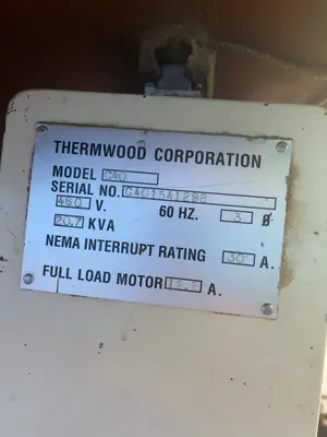USED THERMWOOD CORPORATION C40
