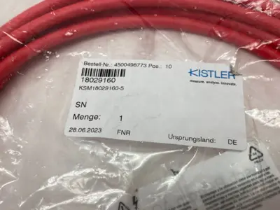 New | in-Stock BOSCH REXROTH SERCOS III BUS CABLE 4-PIN STRAIGHT RKB0021/005,0 Cable & Wire | Maverick Industrial Sales #1104152