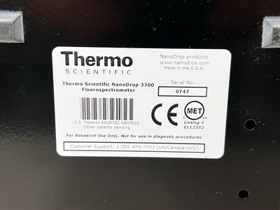 USED Thermo Scientific NanoDrop 3300