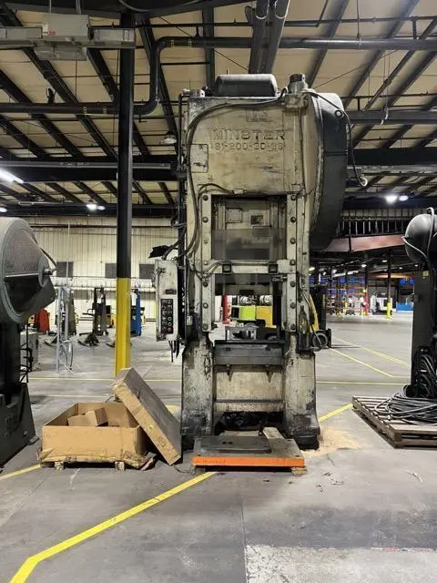 Used MINSTER S1-200 Straight Side Presses Ohio US | D & D Industries #438757