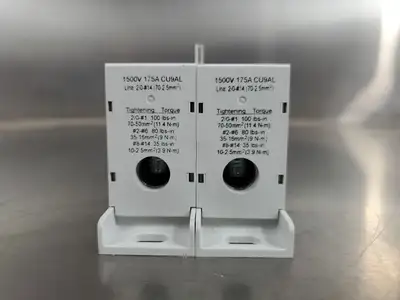 GE CU9AL Power Distribution Block, 1500V, 175A, 2Phase. 4D-33