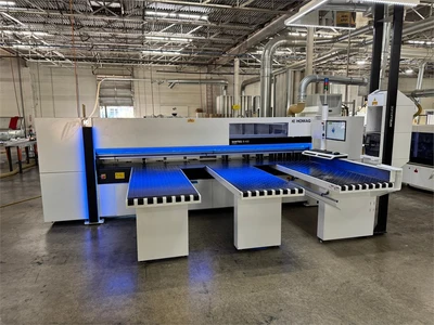 Used 2021 HOMAG "SAWTEQ B-400 PROFILINE" Single-Line Beam Saws Texas US | MachineryMax #1488388