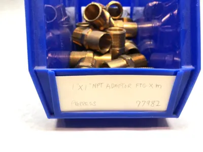 USED VIEGA PROPRESS ADAPTER, 1"X1" NPT, FTGXM