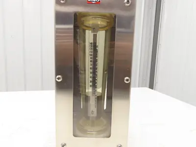 King Instruments 73117440103W Flow Meter 125psi Stainless 2" NPT 0-140gpm