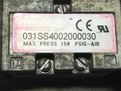 USED NUMATICS 0315A4002