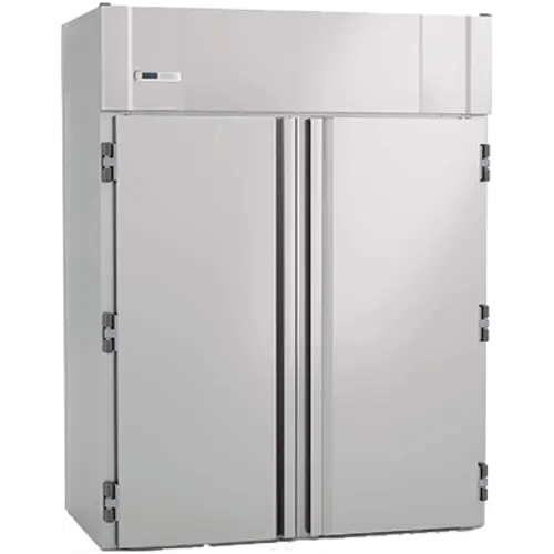 Infrico IRR-AGB96RI 71 5/8" Two Section Roll In Refrigerator, (2) Left/Right Hinge Glass Doors, 115v
