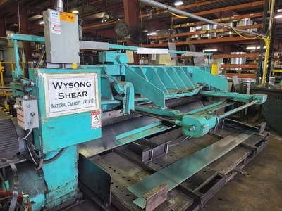 WYSONG 1025B Power Squaring Shears | Mohawk Machinery (2)