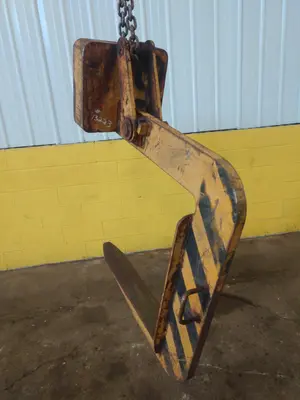 14,000 LB 7.5 TON BRADLEY C HOOK COIL LIFT: STOCK #13223