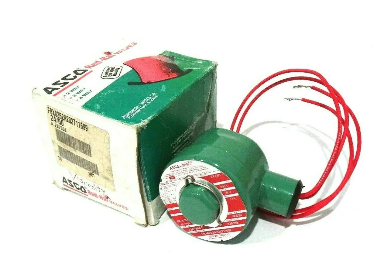 NEW ASCO FBX8262A203T11699 SOLENOID VALVE 24/60