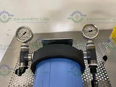 USED ELGA PR015BPM1 PURELAB PRIMA 15 WATER PURIFICATION SYSTEM W/ 25L ELGA LA611 TANK