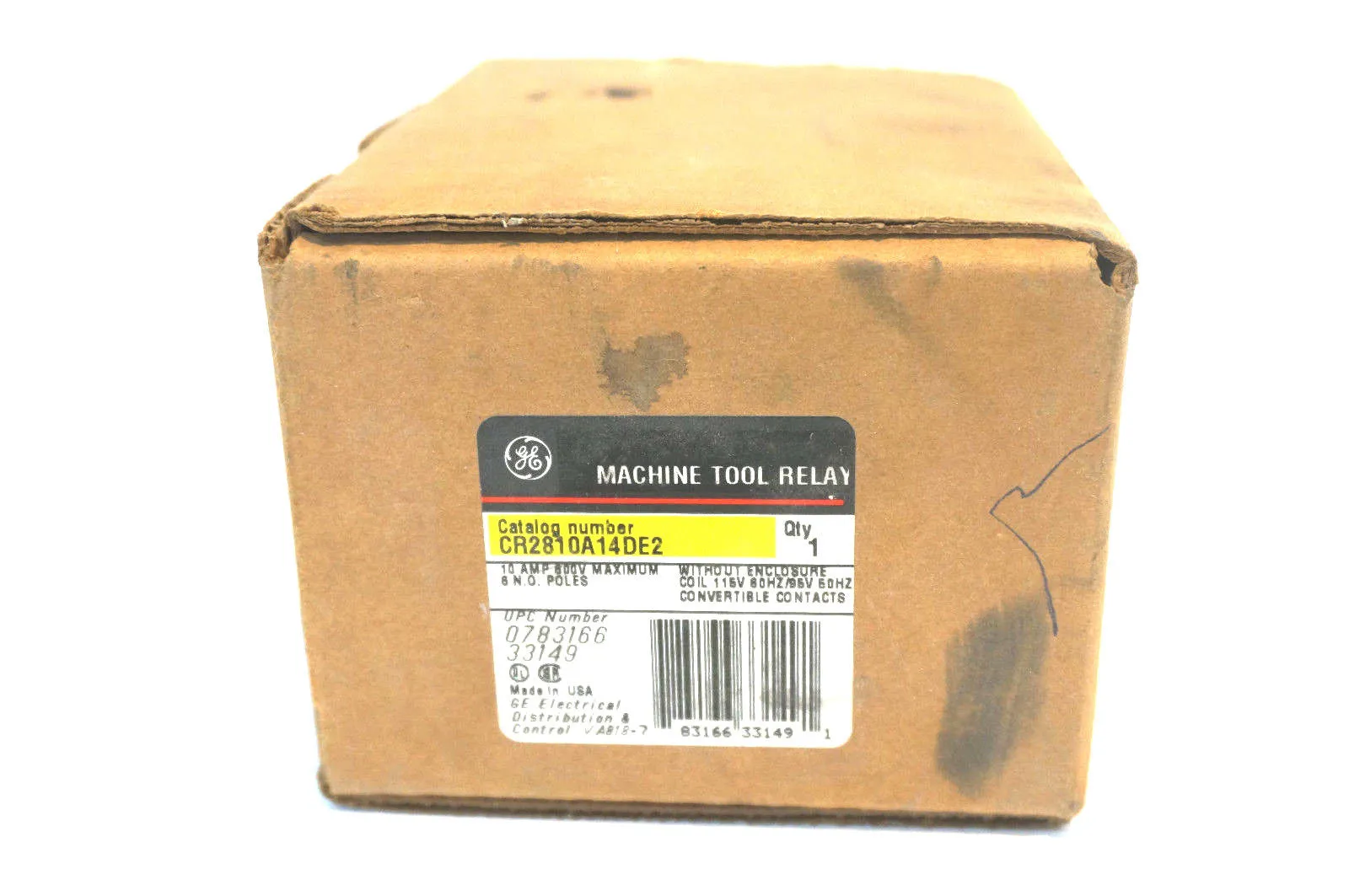 NEW GENERAL ELECTRIC CR2810A14DE2 RELAY