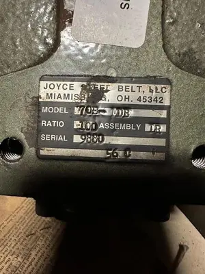 Used JOYCE STEEL BELT 70B-MDB Gearboxes | Surplus Asset Holdings #1203820