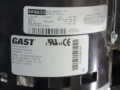 NEW GASTEC 71R142-P001B-D301X