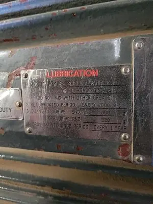 Teco Westinghouse 400 HP Electric Motor, 1185 RPM, 460 Volts SN JJ.D8A124-1