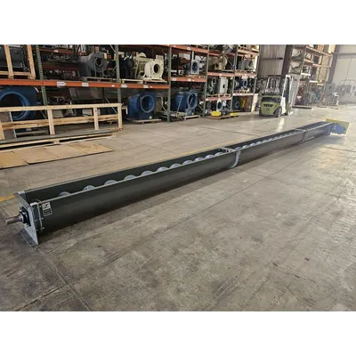 Refurbished 12" Dia x 32' Long Industrial Screw Auger Conveyor
