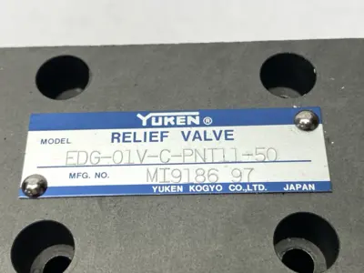 USED YUKEN PROPORTIONAL RELIEF VALVE