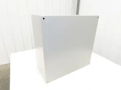 Wiegmann Electrical Enclosure Cabinet 24x24x12" Type 12 Gray  -No Backplate-