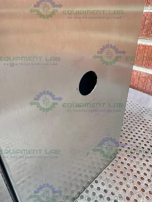 USED MILLIPORE STAINLESS STEEL INDUSTRIAL CONTROL PANEL ENCLOSURE 16" X 20" X 9"