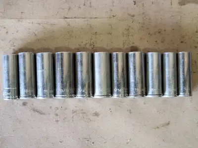 15mm - 19mm and 3/8" - 1-1/8" Assorted Deep Socket Set (32 pcs)
