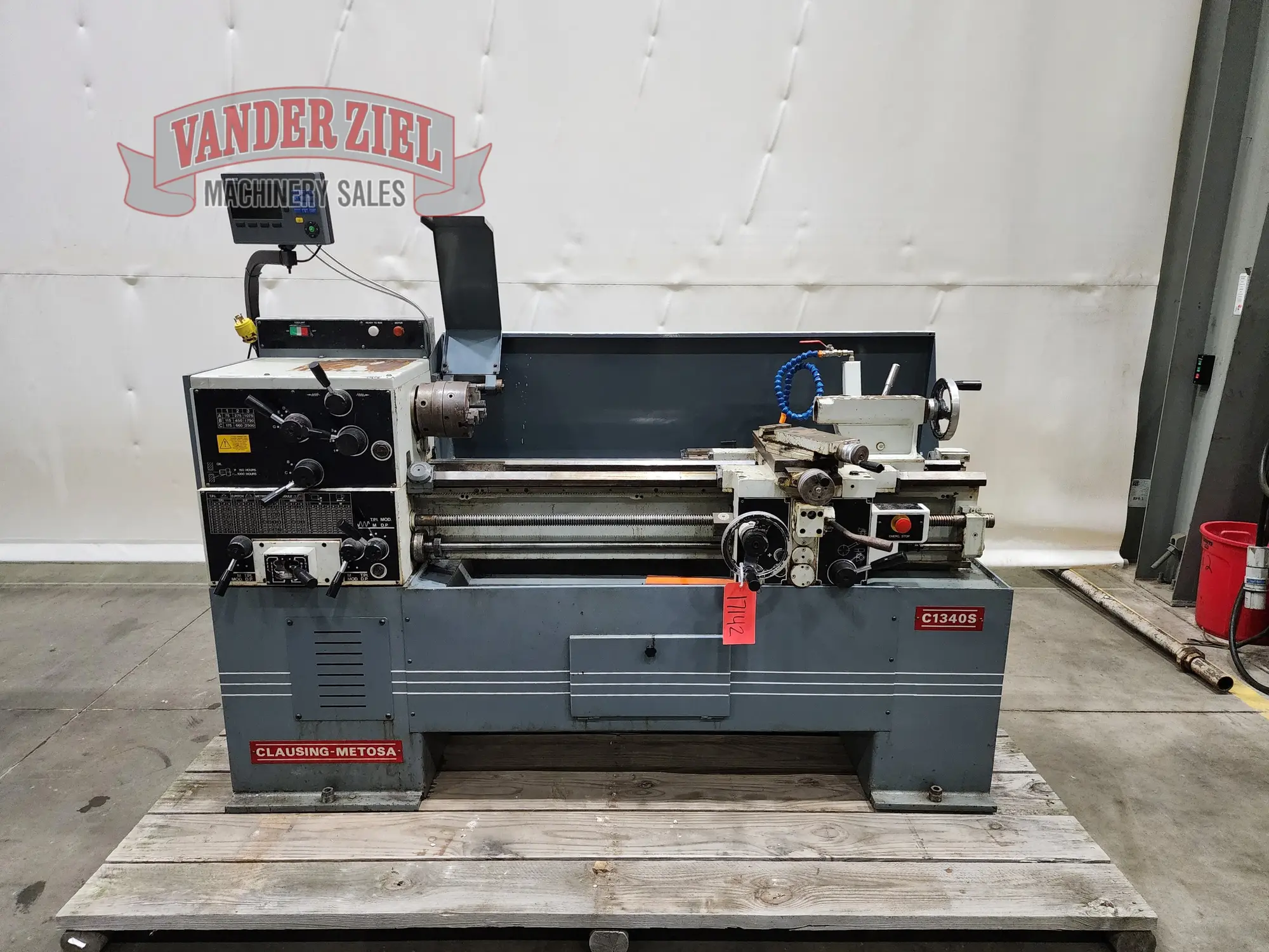 Used CLAUSING C1340S Engine Lathes Michigan US | Vander Ziel Machinery Sales #482681