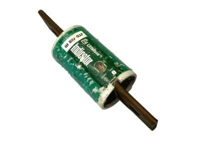 USED LITTELFUSE TIME-DELAY CURRENT LIMITING FUSE CLASS J 600VAC 400A