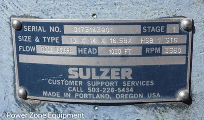 NEW SULZER BINGHAM 10X14X16.5BX HSB