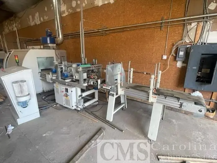 Used 2009 CEFLA/DELLE VEDOVE UNISPRAYER WITH INFEED BRUSHES; OVEN; OUTFEED Woodworking Complete Operations North Carolina US | CAROLINA MACHINERY SALES #422172