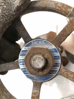 R-P&C 2″ Steel Manual Gate Valve w/ CR-13 Gate 150lb-567°F