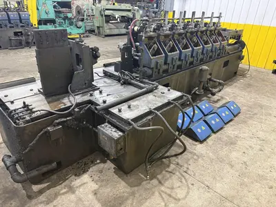 9 STAND x 2" YODER M2 ROLLFORMER, 6 STAND & 3 STAND BASE: YOBRO #24317