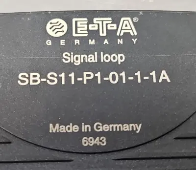 E-T-A SB-S11-P1-01-1-1A Signal Bridge Loc3b5