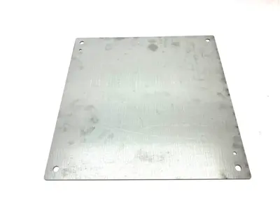 USED SAGINAW CONTROL & ENGINEERING FLAT ENCLOSURE SUBPANEL GALVANIZED